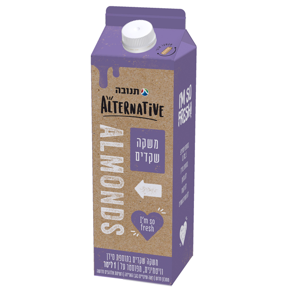 משקה שקדים, 1 ליטר (תנובה אלטרנטיב)