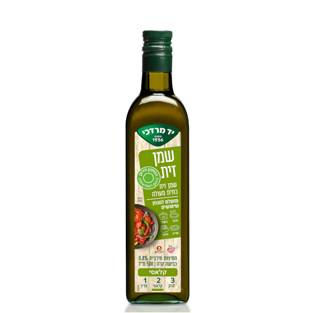 [7290006374684] שמן זית קלאסי, 500 מ"ל ( יד מרדכי)